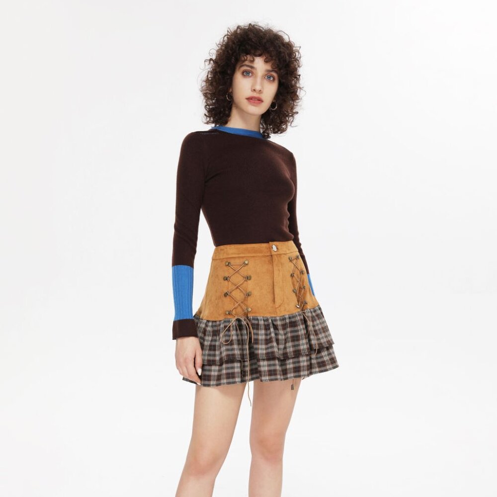 Aether Colorblock Fitted Sweater - image 1
